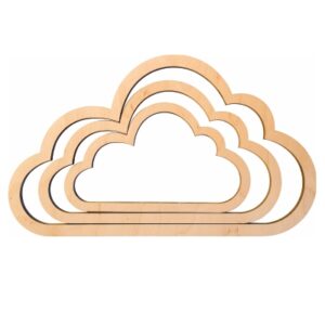Chmurki drewniane