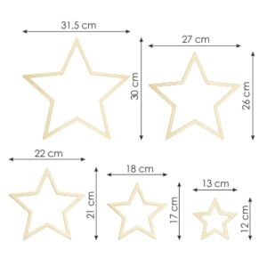 Gwiazdy drewniane