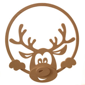 Obręcz drewniana Renifer 30 cm