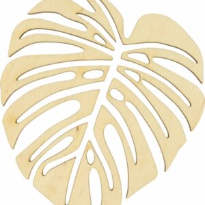 Podkładka pod kubek Monstera 4 szt. – naturalne