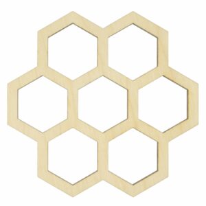 Podkładka pod kubek Hexagon 4 szt. – naturalne