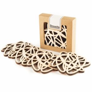 Podkładka pod kubek Oval 4 szt. – naturalne