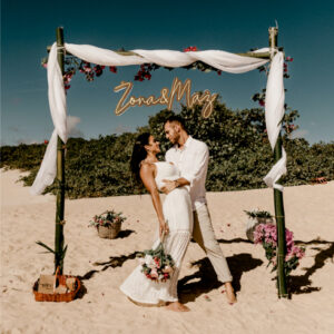 Drewniany napis 3D – Żona&Mąż