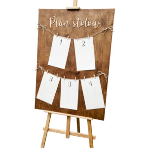 Plan stołów na ślub duży