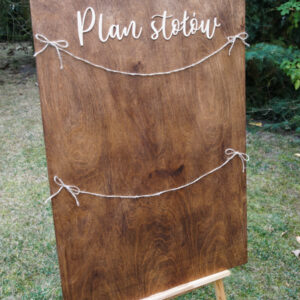 Plan stołów na ślub duży