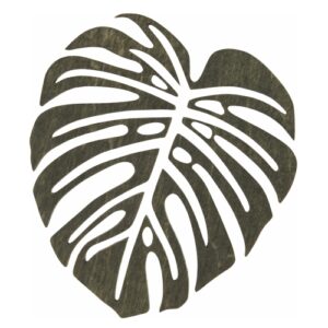Podkładka pod talerz Monstera duża – heban