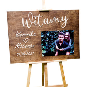 Tablica powitalna na zdjęcie 50×70 cm