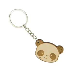Drewniany brelok do kluczy zawieszka panda